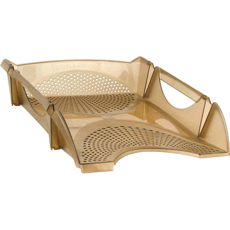 Лоток KOH-I-NOOR горизонтальний "Універсал", прозор. коричн., 754143